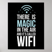 Poster La Magie Dans L'Air Appelée Wi-Fi (Devant)