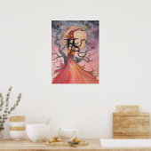 Poster La magie d'automne La sorcière d'Halloween et l'ar (Cuisine)