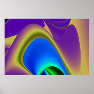 Poster La magie de l'été, 3D Art Abstrait