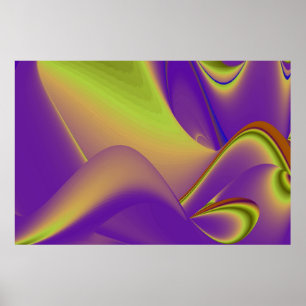 Poster La magie de l'été, 3D Art Abstrait