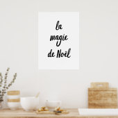 Poster la magie de Noel (Cuisine)