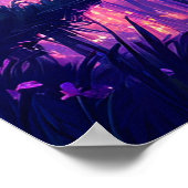 Poster La magie violette du marais caché (Coin)