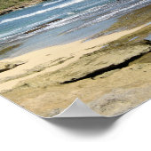 Poster La magnifique baie de tortues à Oahu Hawaii (Coin)