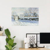 Poster La Magpie de Claude Monet (Bureau à domicile)