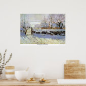 Poster La Magpie de Claude Monet (Cuisine)