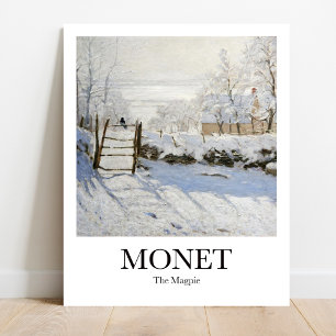 Poster La Magpie de Claude Monet