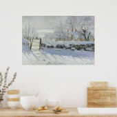 Poster La Magpie de Claude Monet (Cuisine)