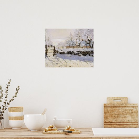 Poster La Magpie de Monet (Cuisine)