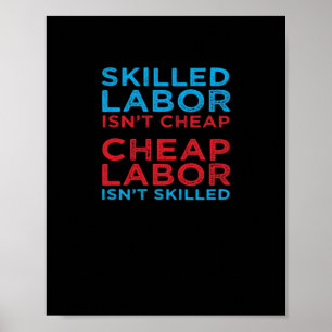 Poster La main-d’oeuvre qualifiée n’est pas la classe de
