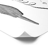 Poster La main de l'écrivain - Un grand cadeau pour l'aut (Coin)