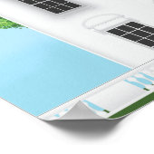 Poster La Maison Blanche (Coin)