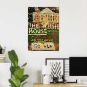 POSTER LA MAISON BLANCHE ÉCOUTE (Bureau à domicile)
