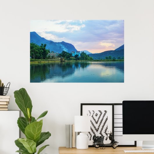 Poster La Maison Bleue (Bureau à domicile)