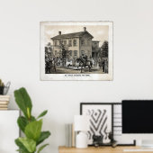 Poster La maison d'Abraham Lincoln (Bureau à domicile)