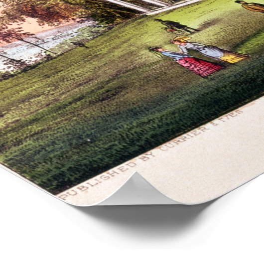 Poster La maison de George Washington (Coin)