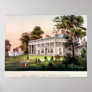 Poster La maison de George Washington