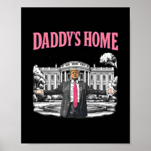 Poster La Maison de Papa Maison Blanche 2025 Président Tr