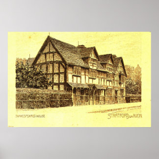 Poster La maison de Shakespeare Stratford sur Avon