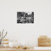 Poster La maison des pionniers sur la frontière occidenta (Cuisine)