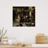 Poster La Maison Dissolute, 1668 (Cuisine)