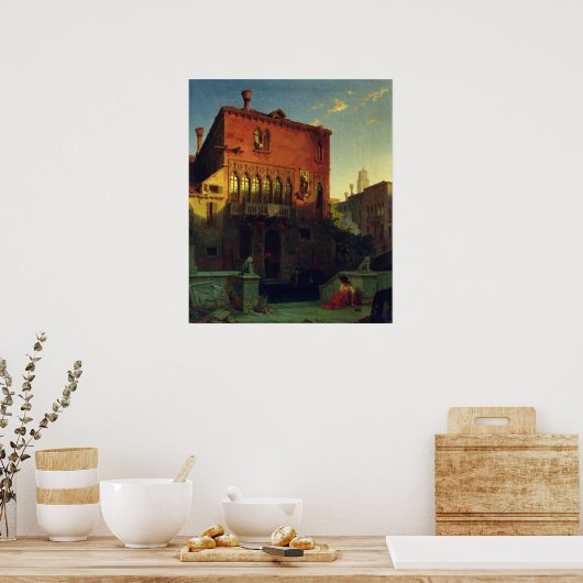 Poster La Maison d'Othello, la Moore à Venise, 1856 (Cuisine)