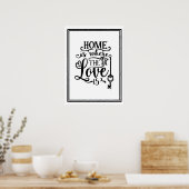 Poster La maison est là où l'amour est (Cuisine)