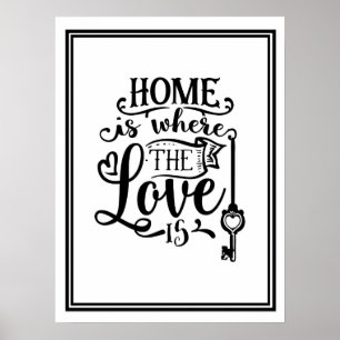 Poster La maison est là où l'amour est