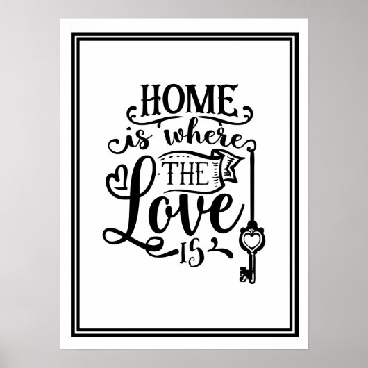 Poster La maison est là où l'amour est (Devant)