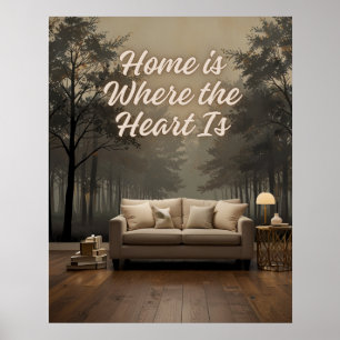 Poster La maison est là où le coeur est