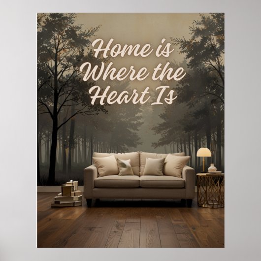 Poster La maison est là où le coeur est (Devant)