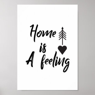 Poster La maison est une citation