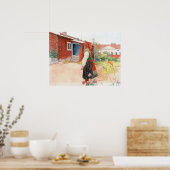 Poster La maison Falun En Suède par Carl Larsson (Cuisine)