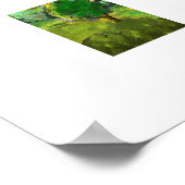 Poster La maison sur les collines, nature verte (Coin)