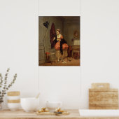 Poster La maîtresse bien-aimée, 1846 (Cuisine)