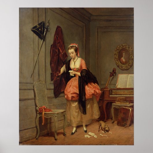 Poster La maîtresse bien-aimée, 1846 (Devant)