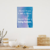 Poster La maladie mentale est humaine (Cuisine)