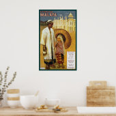 Poster La Malaisie pittoresque (Cuisine)