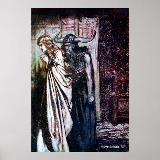 Poster La malheureuse mariée (Devant)