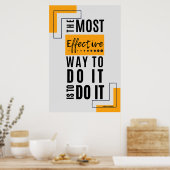 Poster La manière la plus efficace : l'action audacieuse (Cuisine)