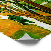 Poster La Marche : Chute des Feuilles Van Gogh Art (Coin)