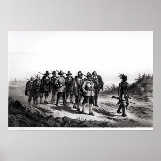 Poster La marche de Miles Standish (Devant)