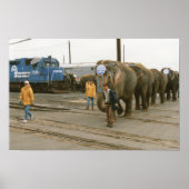 Poster La Marche des éléphants de Conrail (Devant)