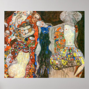 Poster La Mariée Gustav Klimt