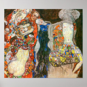 Poster La Mariée Gustav Klimt