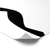 Poster La mariée Noire Noue la Robe de Mariée (Coin)