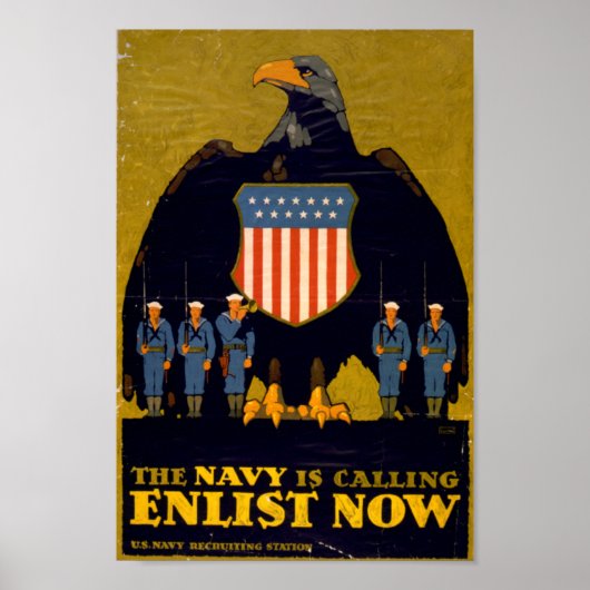 Poster La Marine appelle - Enlist Now (Devant)