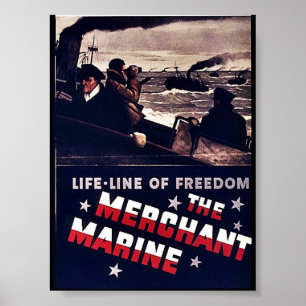 Poster La marine marchande