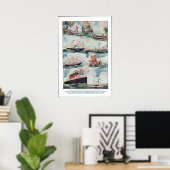 Poster La marine marchande (Bureau à domicile)