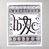 Poster La marque d'impression de William Caxton (Devant)