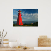 Poster La Martre Lighthouse | Matane On The Gaspe (Cuisine)